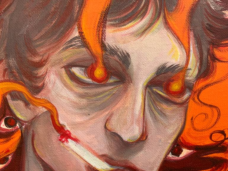 Original Expressionism Fantasy Painting by Martha Escalante