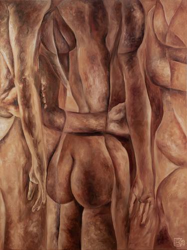 Original Modern Nude Paintings by Eduard Kulm