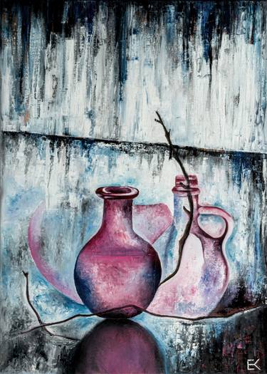 Original Fine Art Still Life Paintings by Eduard Kulm