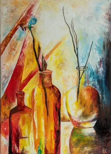 Print of Abstract Still Life Paintings by Eduard Kulm