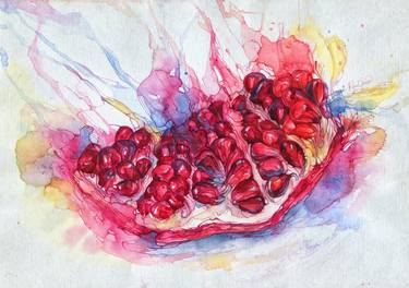 Print of Abstract Food & Drink Paintings by Rina Garon