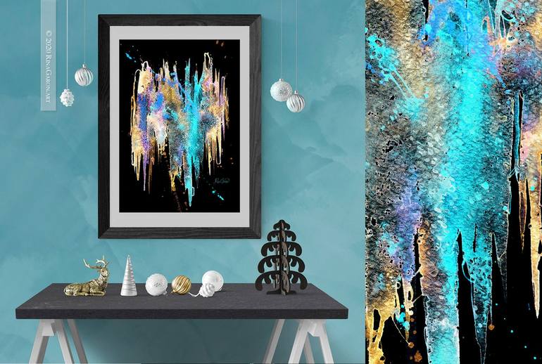 Original Abstract Digital by RINA GARON