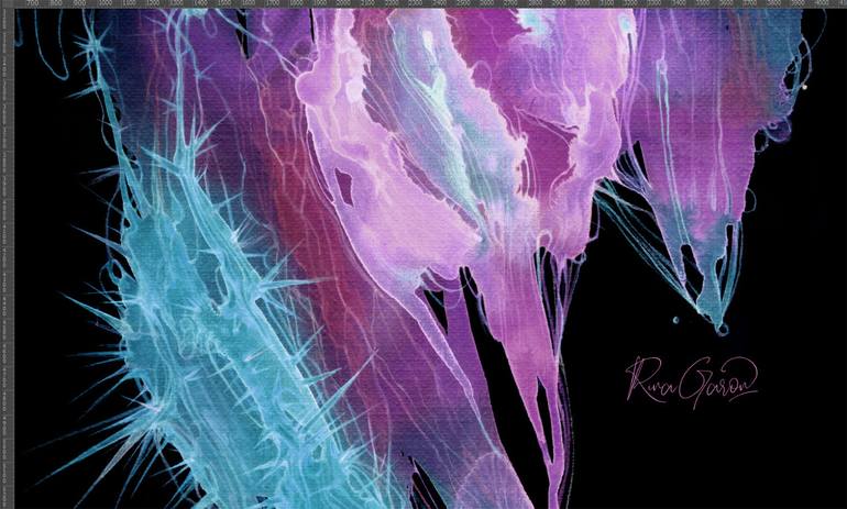 Original Abstract Women Digital by Rina Garon