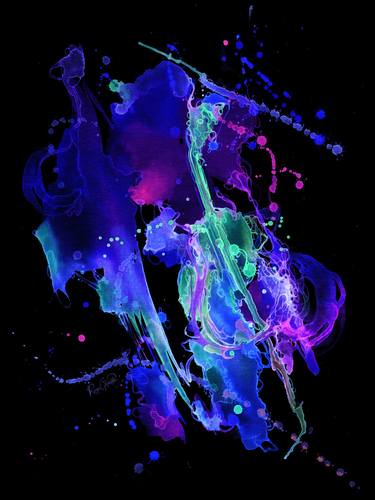 Print of Abstract Music Digital by RINA GARON