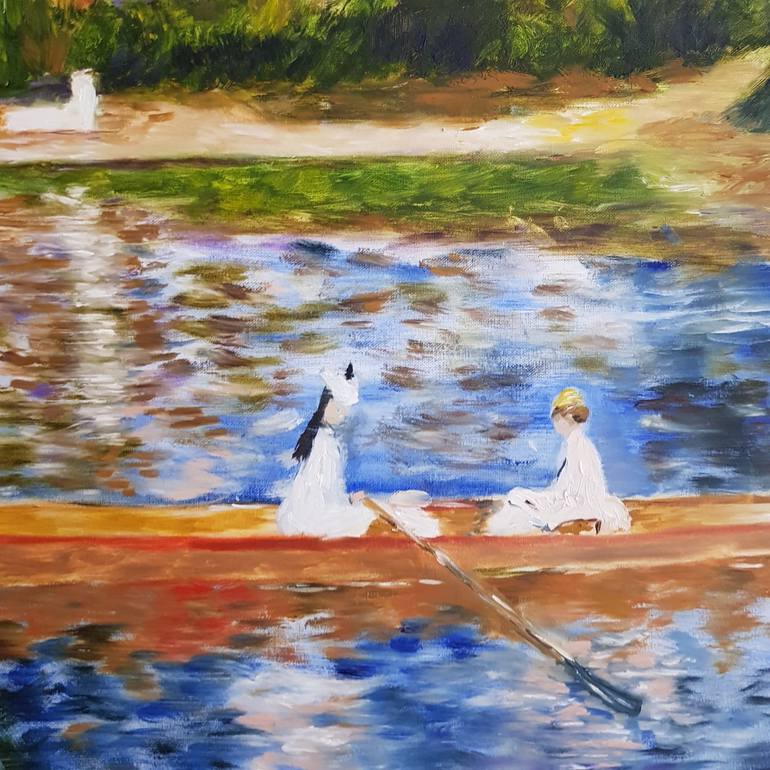 Original Impressionism Nature Painting by Irina Ciobanu