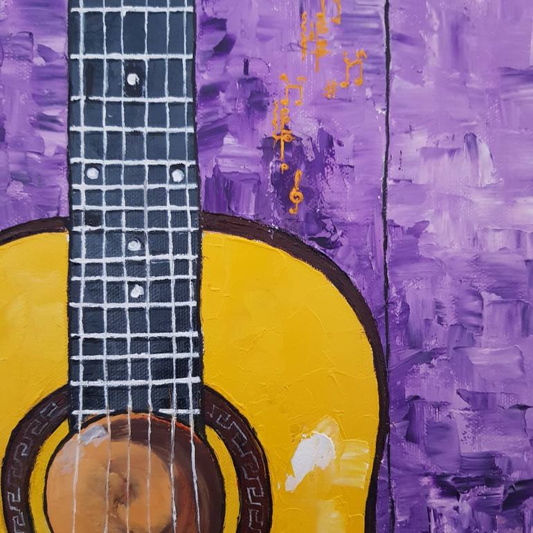 Original Expressionism Music Painting by Irina Ciobanu