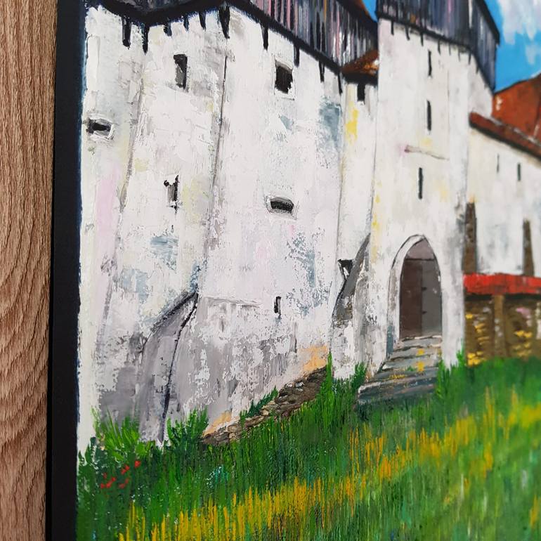 Original Expressionism Landscape Painting by Irina Ciobanu