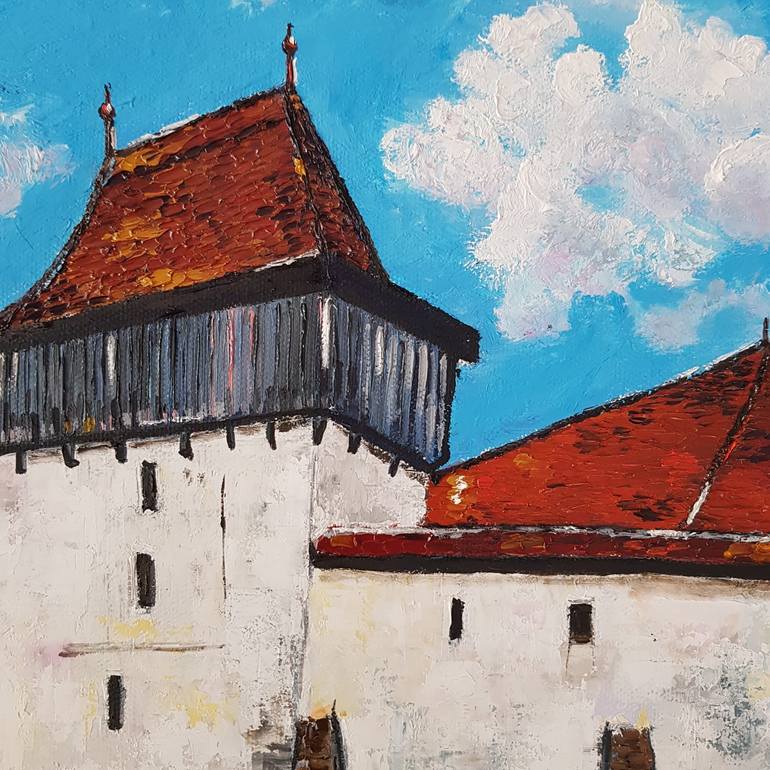 Original Expressionism Landscape Painting by Irina Ciobanu