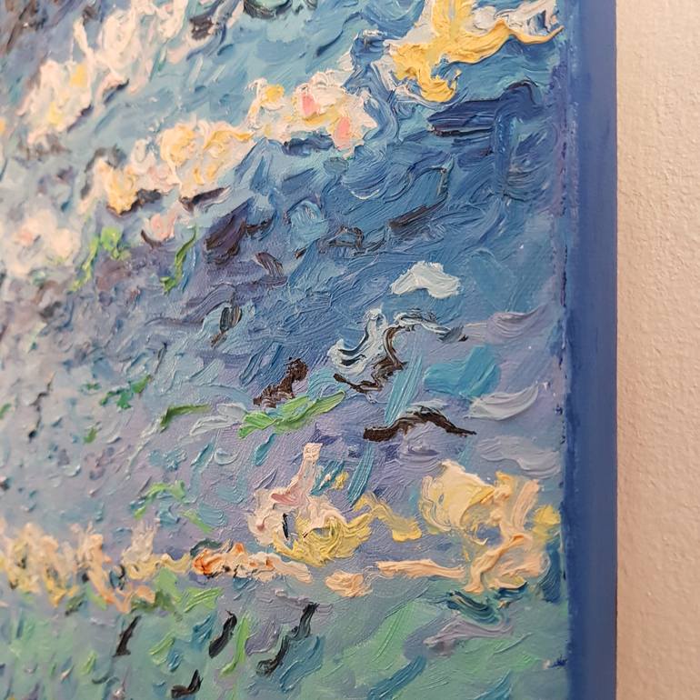 Original Expressionism Nature Painting by Irina Ciobanu