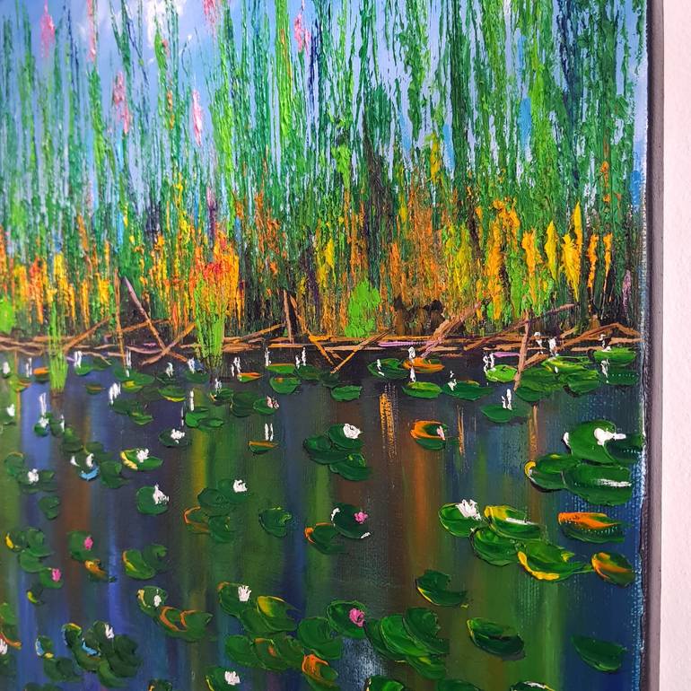 Original Expressionism Nature Painting by Irina Ciobanu