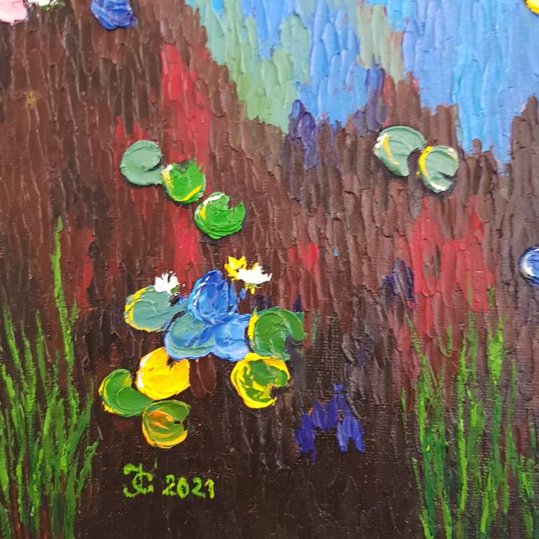 Original Abstract Nature Painting by Irina Ciobanu
