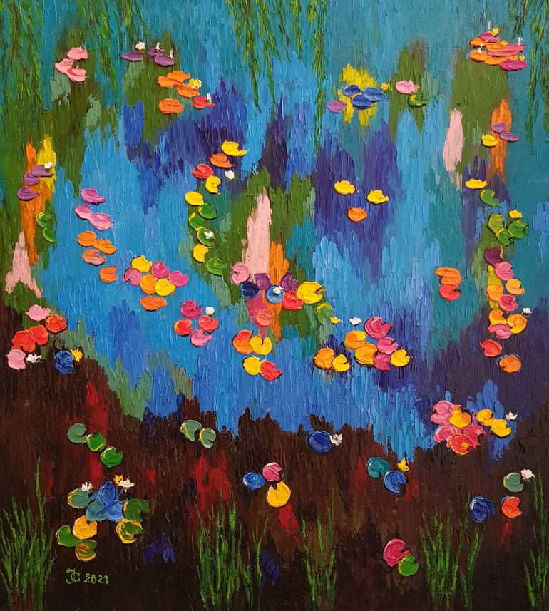 Original Abstract Nature Painting by Irina Ciobanu