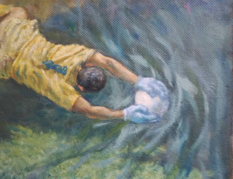 Original Realism Sports Painting by Dmitrij Gudima