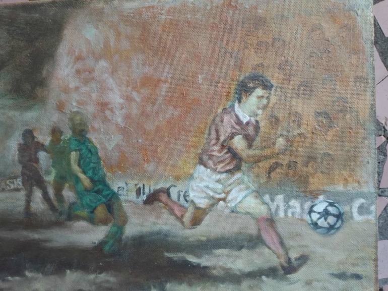 Original Realism Sport Painting by Dmitrij Gudima