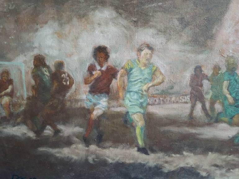Original Realism Sport Painting by Dmitrij Gudima