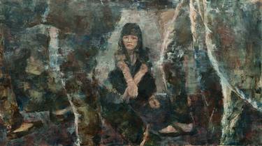 Original Expressionism Women Paintings by Sim Hoi Ling