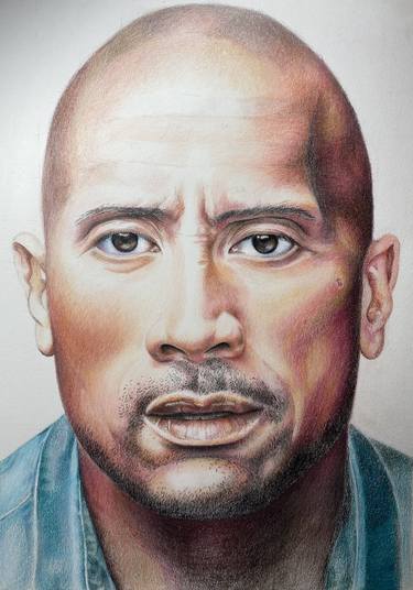 Original Realism Celebrity Drawing by Kan Lin