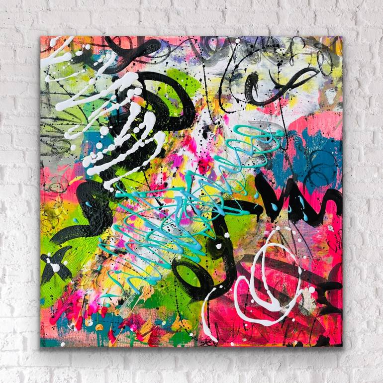 Graffiti - Contemporary Abstract Painting