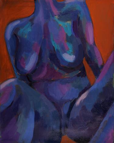 Print of Abstract Expressionism Nude Paintings by yara chaalan