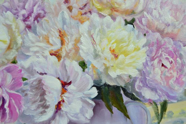 Original Realism Floral Painting by Jeanne Kogay