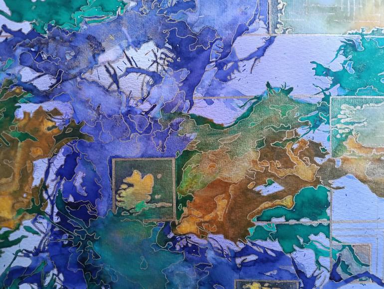 Original Abstract Expressionism Abstract Painting by Iryna Baranova