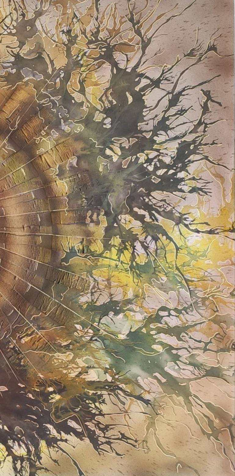 Original Abstract Expressionism Abstract Painting by Iryna Baranova