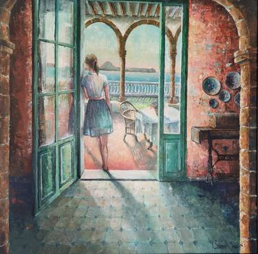 Original Classicism Architecture Paintings by Joana Bisquert Marí