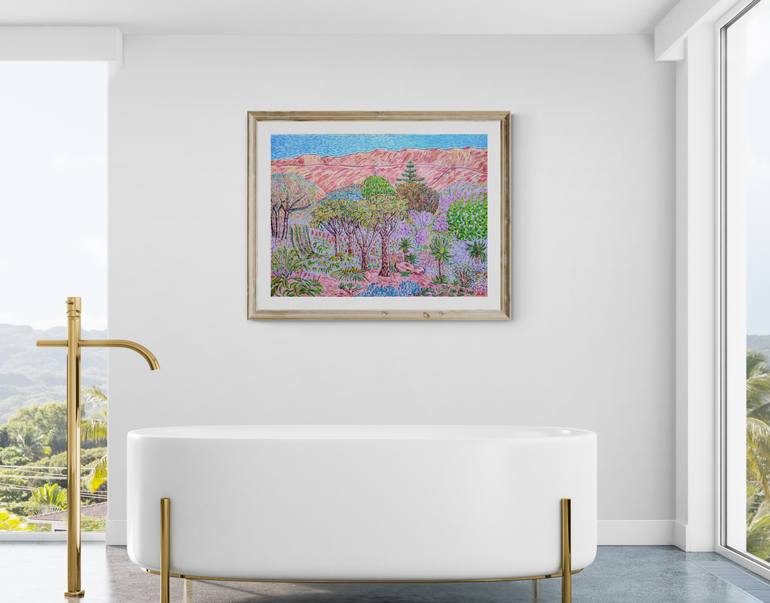 Original Abstract Expressionism Landscape Painting by Linda Paterson