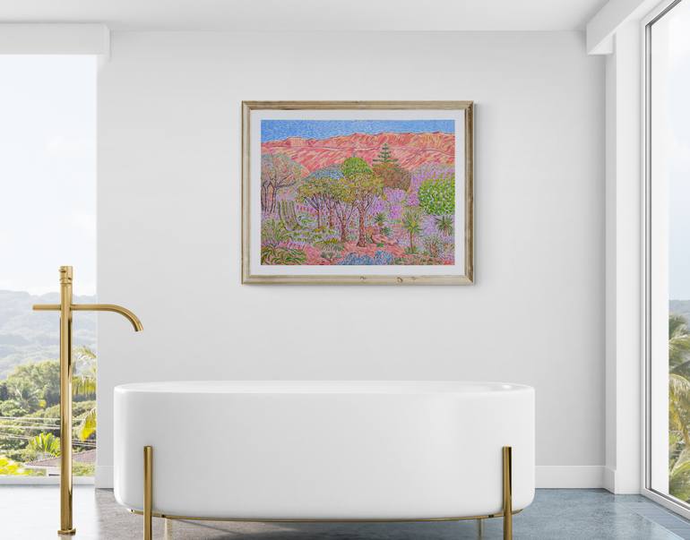 Original Abstract Expressionism Landscape Painting by Linda Paterson
