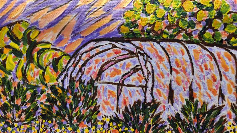 Original Impressionism Landscape Painting by Linda Paterson