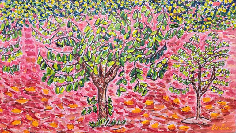Original Impressionism Landscape Painting by Linda Paterson