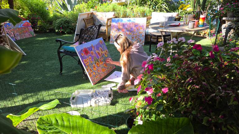 Original Impressionism Landscape Painting by Linda Paterson