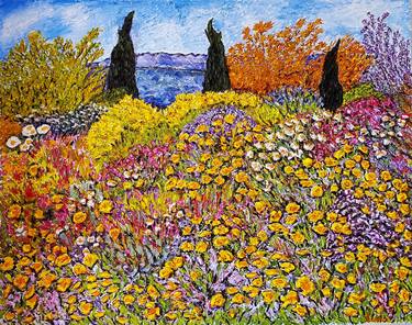 Print of Garden Paintings by Linda Paterson