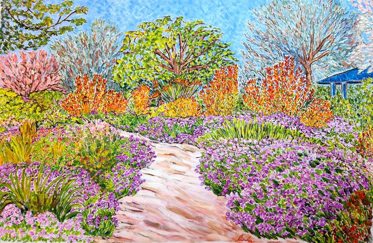 The Sunshine Flowers Painting By Linda Paterson 