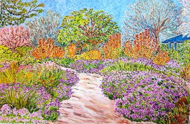 Original Expressionism Landscape Paintings by Linda Paterson