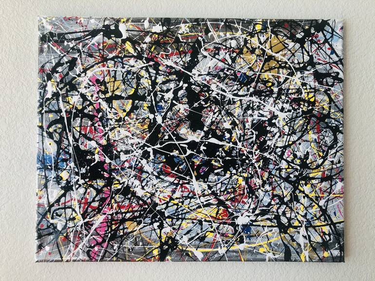 Original Abstract Expressionism Abstract Painting by Justin Giacomini