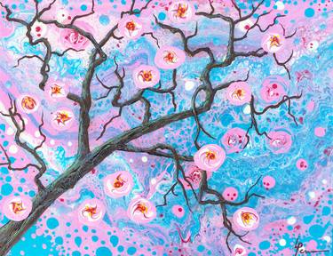 Print of Tree Paintings by Lisa Powers