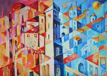 Print of Architecture Paintings by Julia Mia