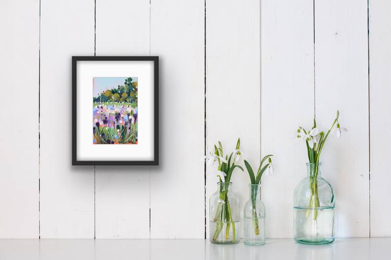 Original Fine Art Landscape Drawing by Irina Plaksina