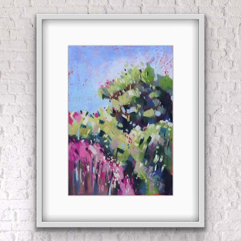 Original Impressionism Landscape Drawing by Irina Plaksina