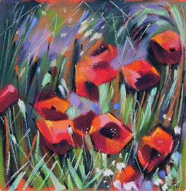 Red poppies thumb