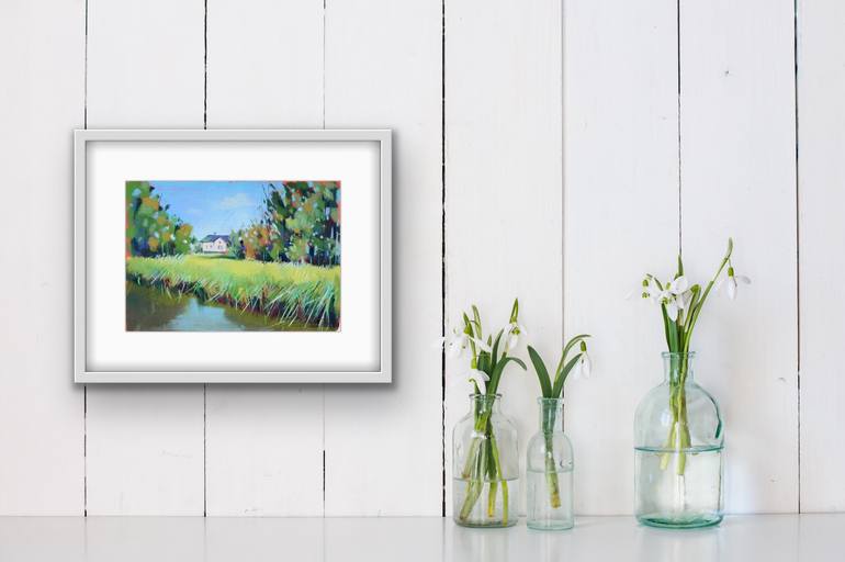 Original Expressionism Landscape Drawing by Irina Plaksina