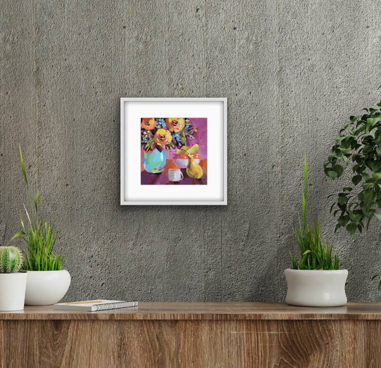 Original Expressionism Still Life Painting by Irina Plaksina