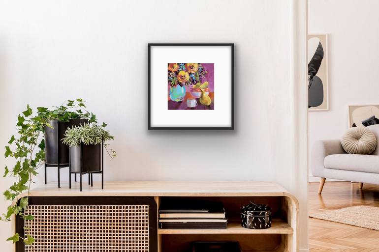 Original Expressionism Still Life Painting by Irina Plaksina