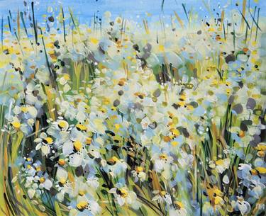 Daisies field and smell of summer thumb