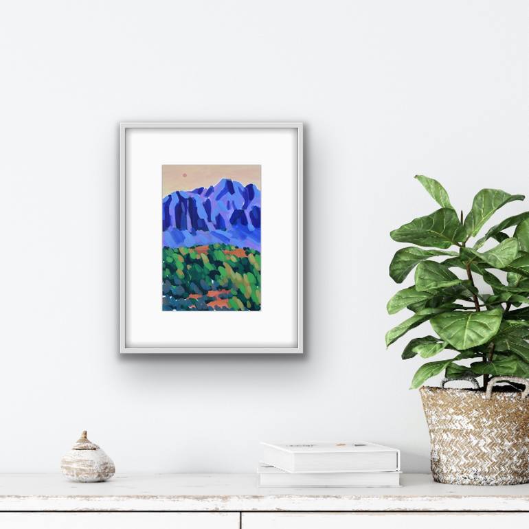 Original Expressionism Landscape Painting by Irina Plaksina