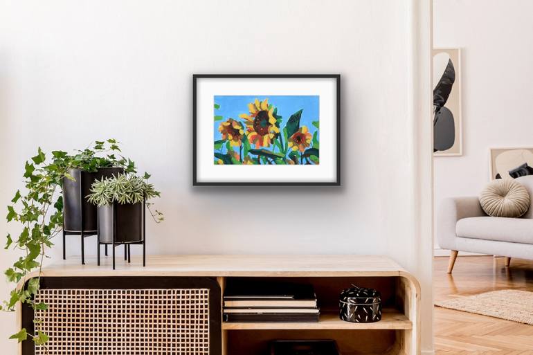 Original Fine Art Floral Painting by Irina Plaksina