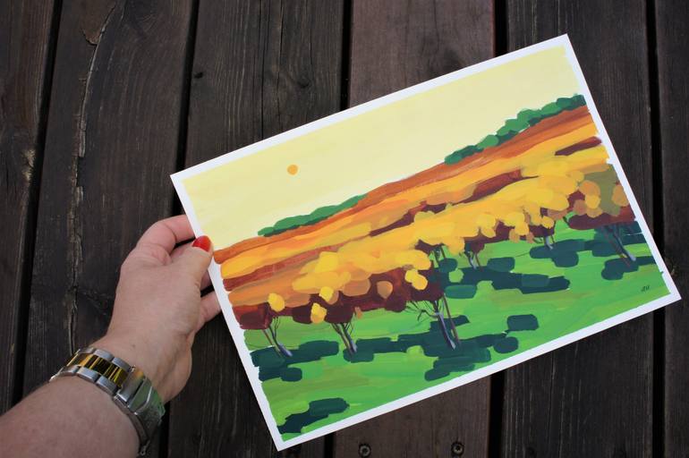 Original Fine Art Landscape Painting by Irina Plaksina