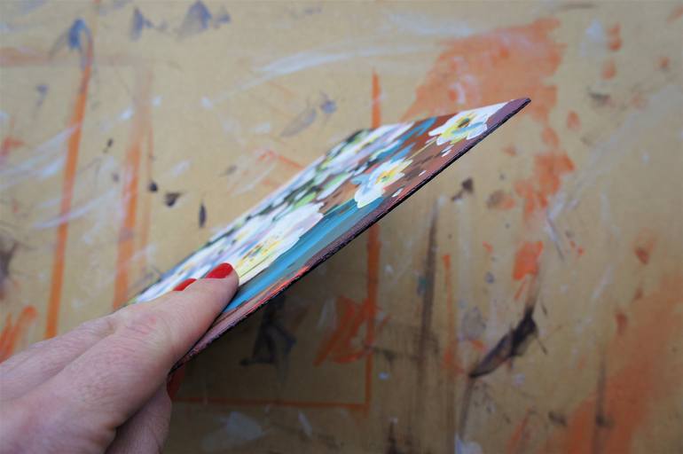 Original Expressionism Floral Painting by Irina Plaksina