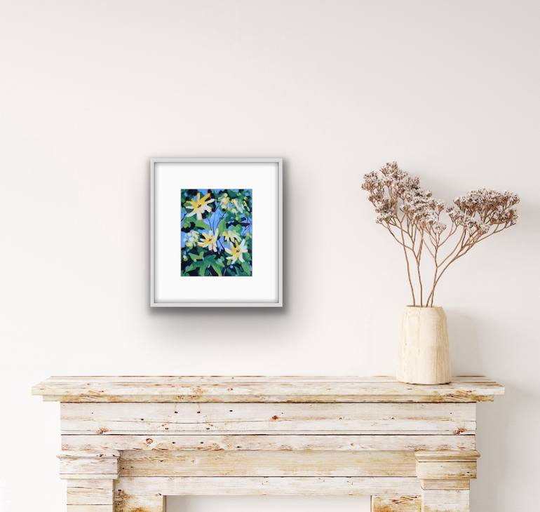 Original Expressionism Floral Painting by Irina Plaksina